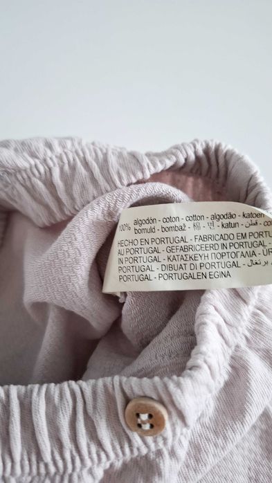 Zara H&M 2x spodnie getry leginsy niemowlęce 62