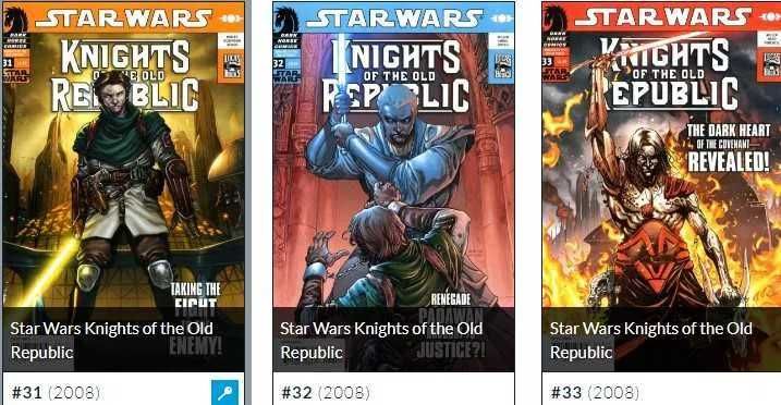 Star Wars Knight Of The Old Republic - Complete Comic Collection