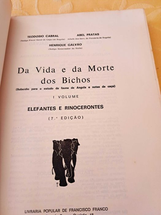 T Cabral / A Pratas / H Galvão - Da Vida e da Morte dos Bichos Vol. 1