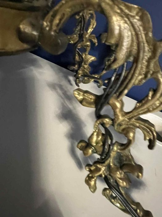 Żyrandol Mosiężny