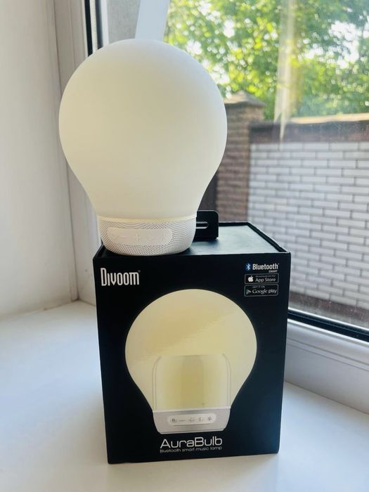 Колонка свитильник Divoom AuraBulb White