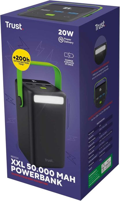 Powerbank Trust Redoh XXL 50000mAh