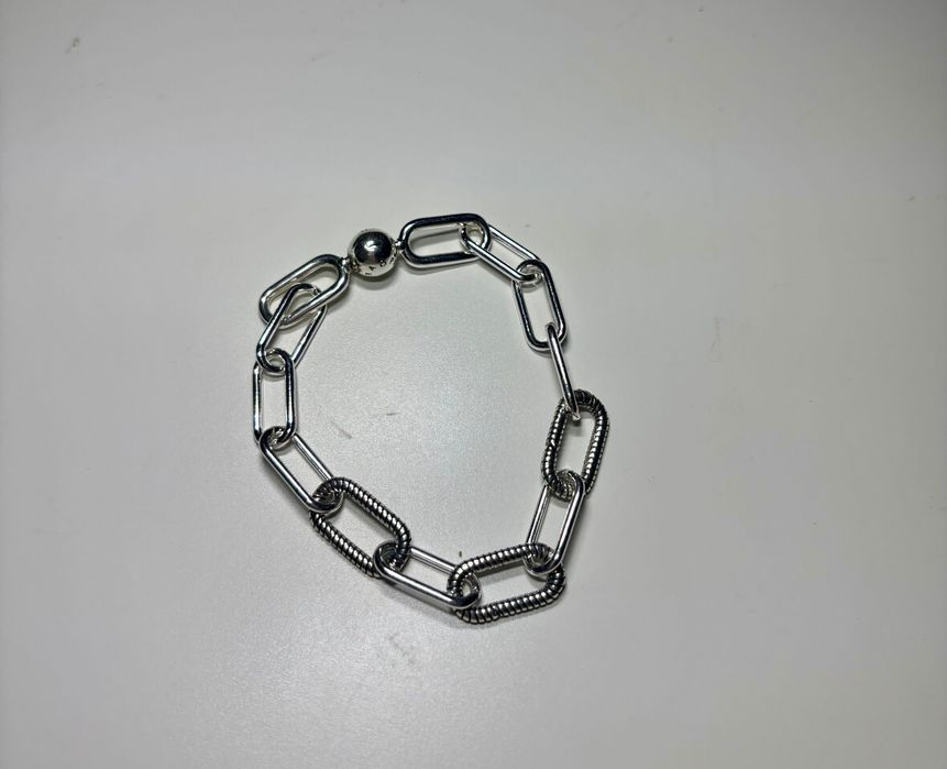 Bransoletka srebrna na charms