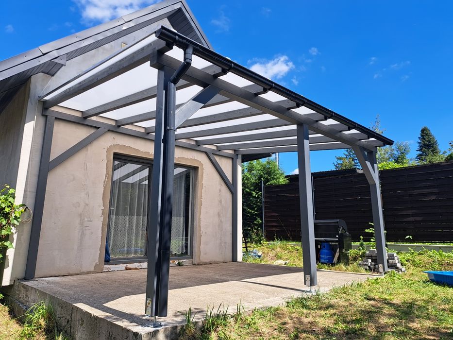 Zadaszenia tarasów wiaty pergole zabudowa tarasu pergola