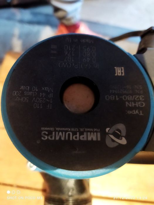 Циркуляционный насос IMP Pumps GHN 32/80-180