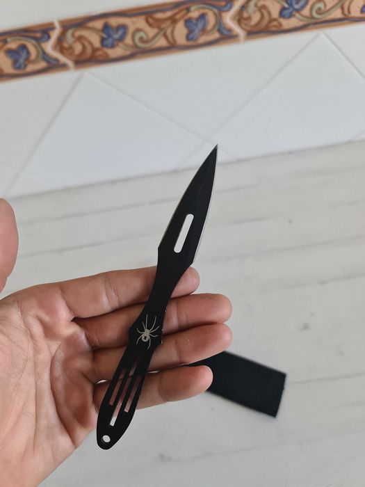 Conjunto de Facas Pretas de Coleção