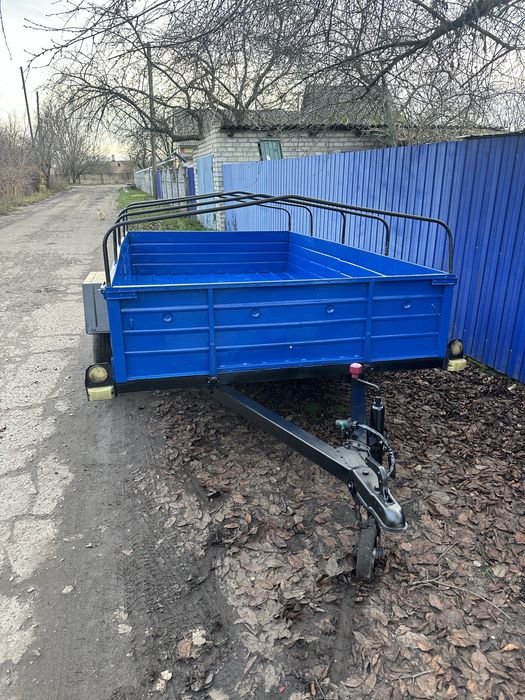 Срочно Усилений прицеп 3 метра 1/ 5метра на волговській ресорі