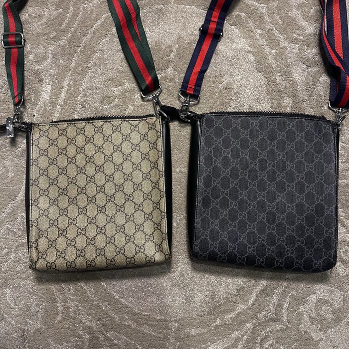 Сумка gucci night courrier gg supreme мессенджер гучі супрім поясна