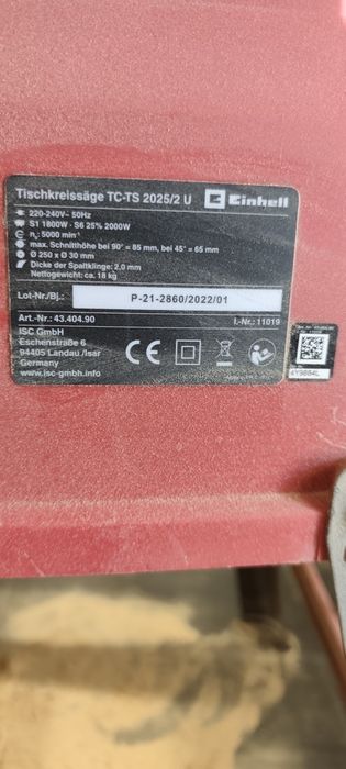 Vendo mesa de corte EINHELL