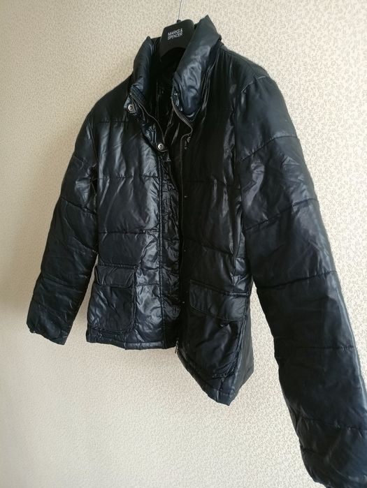 Куртка чорна дитяча дівчат