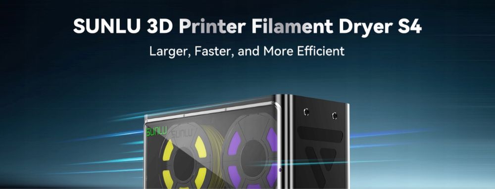 Сушарка для філаменту Sunlu FilaDryer S4•система сушіння ниток•сушилка