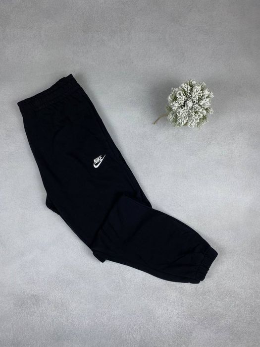 Спортивні штани найк на манжетах/чорні штани найк/спортивки чорні nike