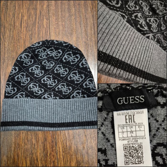 Guess oryginalna damska czapka