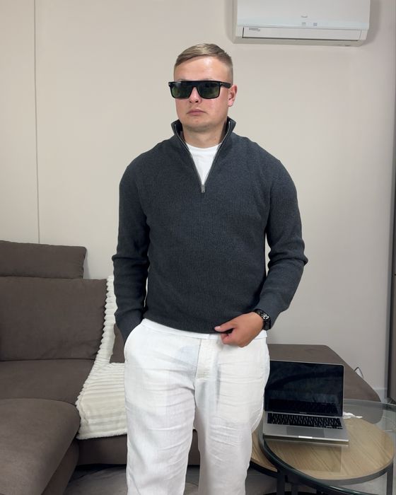Мужская кофта полузамок H&M
