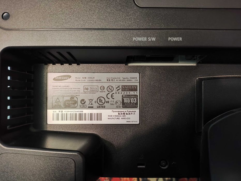 Монітор 24" SAMSUNG 2494LW