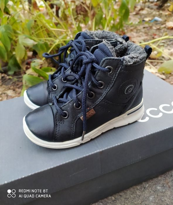 Ecco 24 ботинки на хлопчика зимові чоботи черевики сапоги взуття ессо