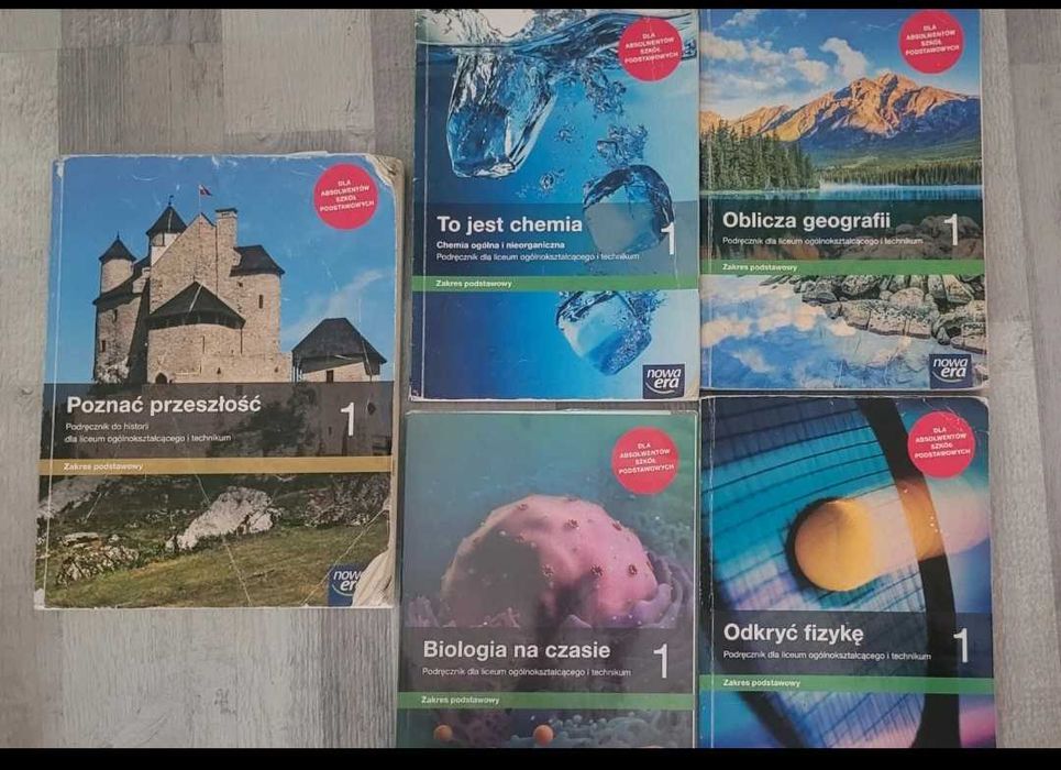 Podręczniki do liceum, technikum kl 1