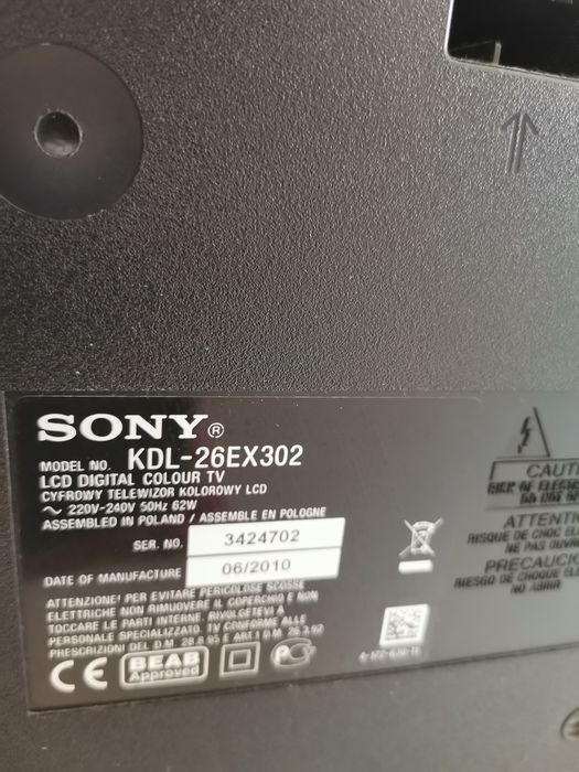 Telewizor Sony Bravia 26 cali sprawny