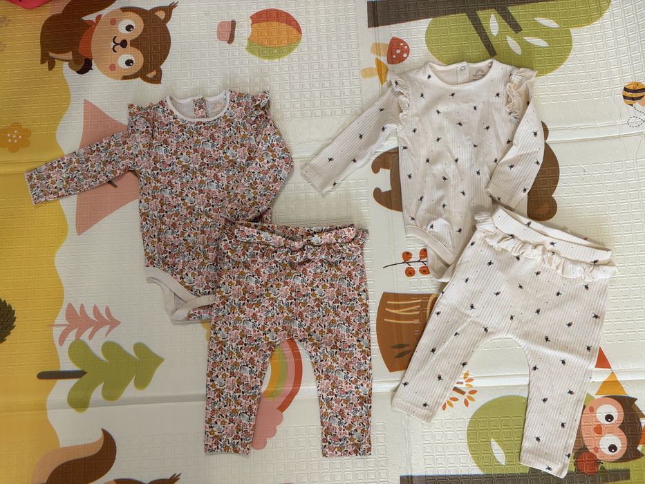 Боді + лосінки Next Н&M 6-9 м ,74 р. Боді