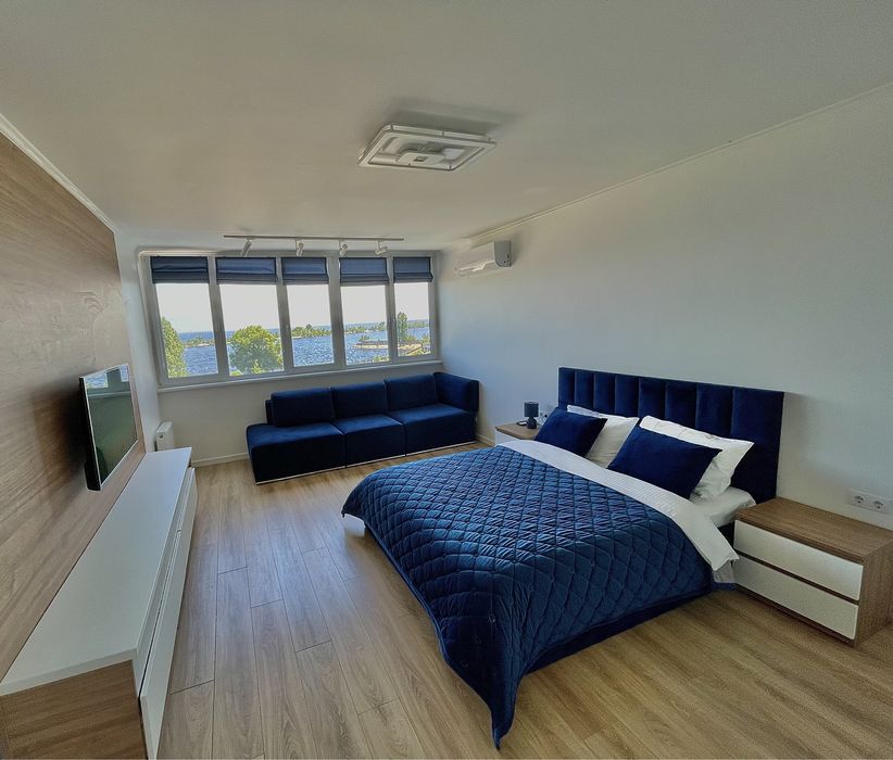 1-к кв. з розкішним видом на Дніпро