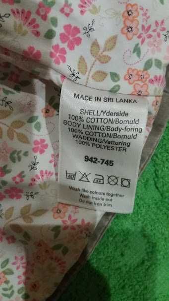 Ексклюзивна весняно-літня куртка Next 80  9-12 місяців 100%-cotton. SRI LANKA.