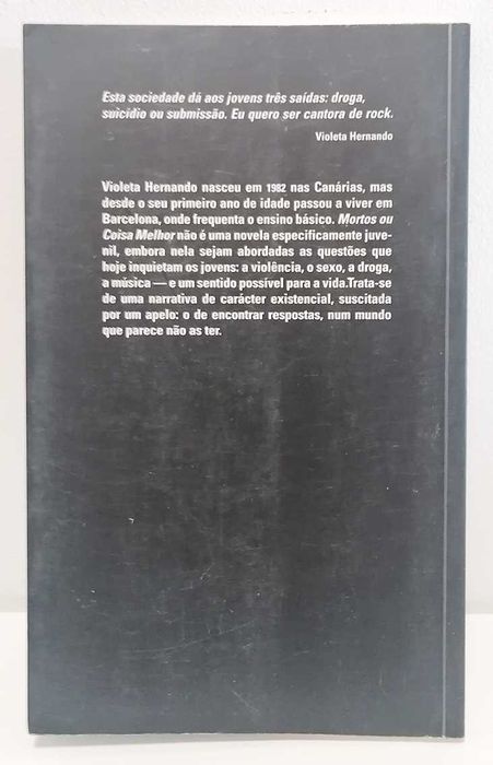 Mortos ou Coisa Melhor, de Violeta Hernando