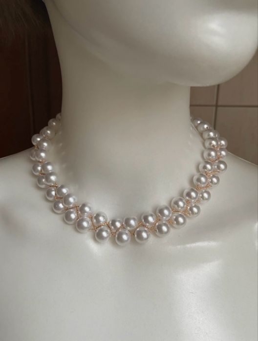 Piękny naszyjnik z pereł