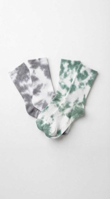 Носки шкарпетки Tie-Dye тай дай ручної роботи подарунок