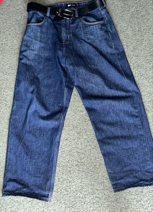 Baggy джинсы синие широкие Pull&Bear