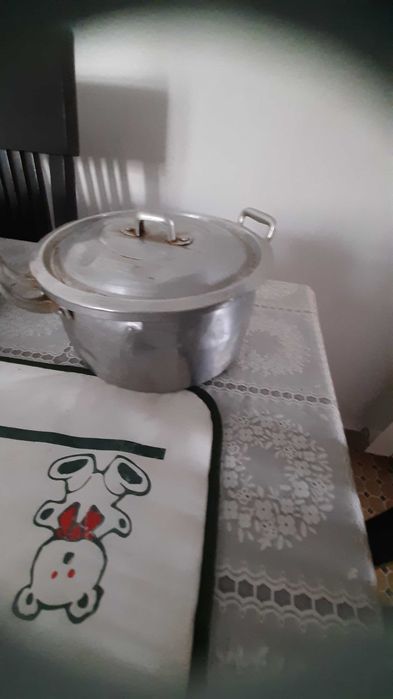 Conjunto de 8 panelas em alumínio