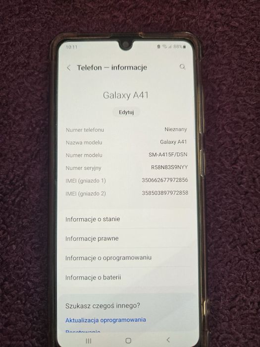Samsung A41 stan bardzo dobry 64GB