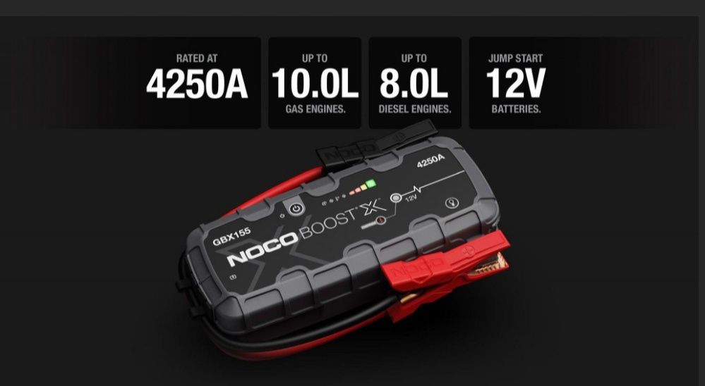Nowe !Urządzenie rozruchowe Noco Boost GBX155, 4250A 12V