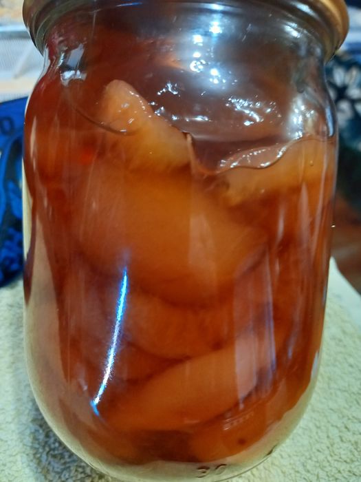 Варення з персиків дольками