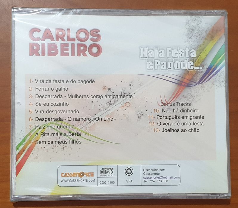 CD - Haja Festa e Pagode de Carlos Ribeiro