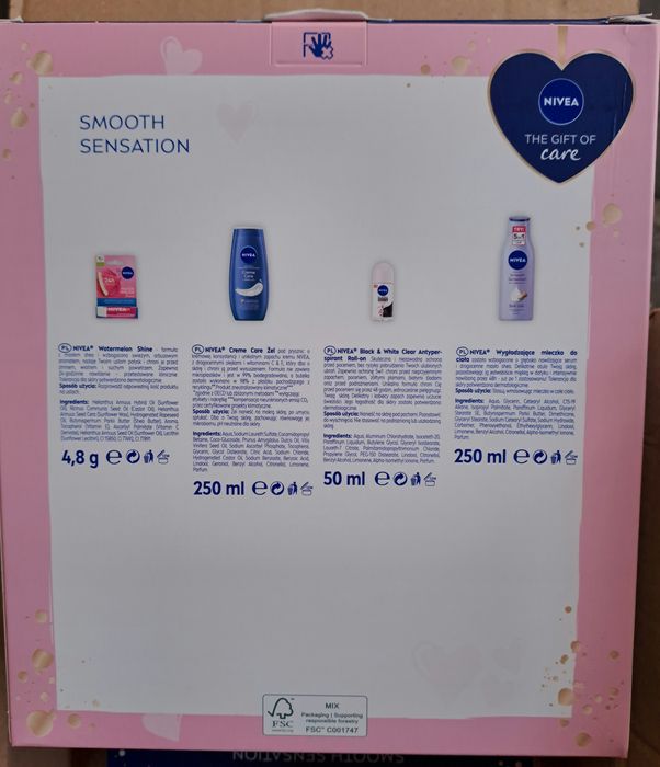 Zestaw Nivea Smooth Sensation