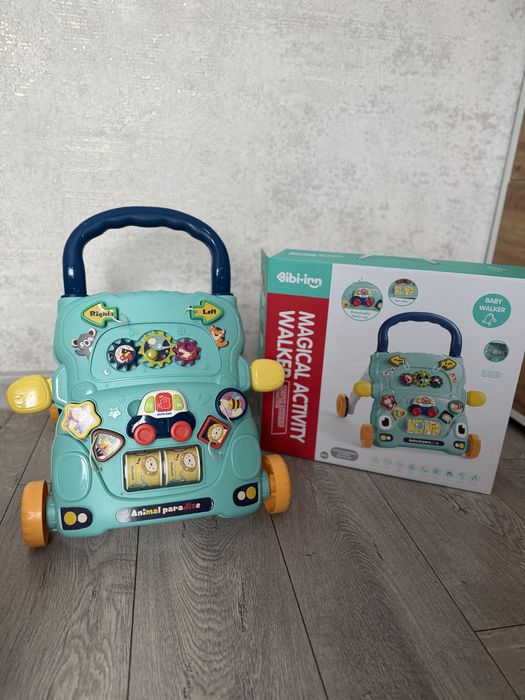 Ходунки каталка дитячі  для дитини з ігровим музикальним центром WToys Bibi-inn Magical Activity Walker