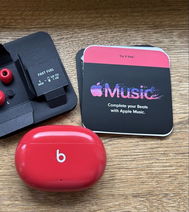 Słuchawki bezprzewodowe Beats Studio Buds Dokanałowe Czerwony