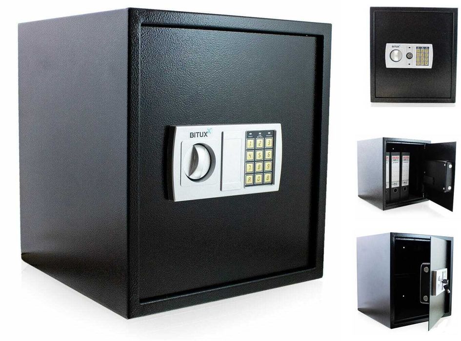 SEJF ŚRENI Domowy / Biurowy na szyfr elektroniczny 3 kolory