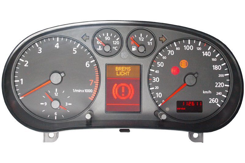 Quadrante painel instrumentos audi a3 8l tdi com computador bordo-raro