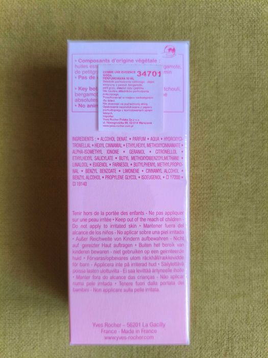 Woda perfumowana Evidence Yves Rocher