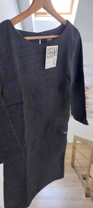 rozm.S Nowa Sukienka Grey Wolf