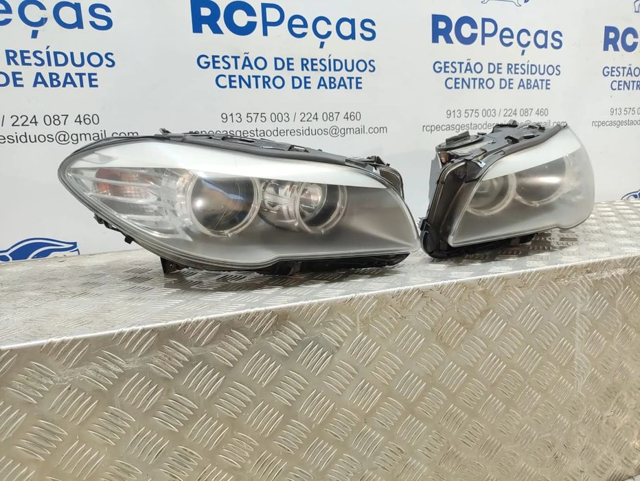 Conjunto Oticas Farois Frontal Frente Esquerda Halogenio Original BMW
