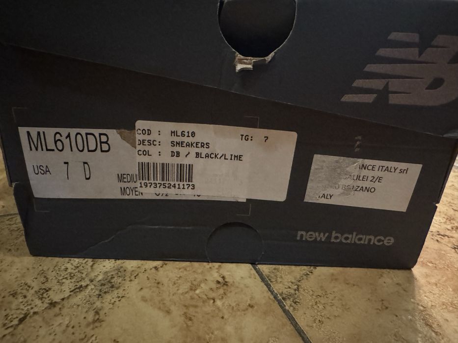 Кросівки чоловічі NEW BALANCE ML610DB BLUE/GREEN ML610DB