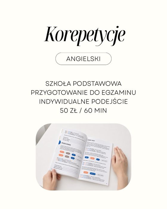 Korepetycje język angielski