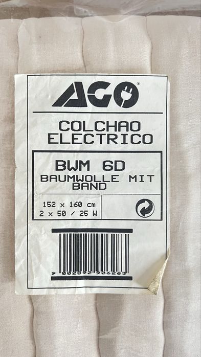 Colchao Eletrico AGO