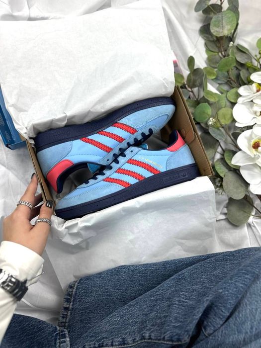 Кросівки Adidas Manchester Spezial C.P. Company Light Blue • Адідас Сп Компани Спеціал