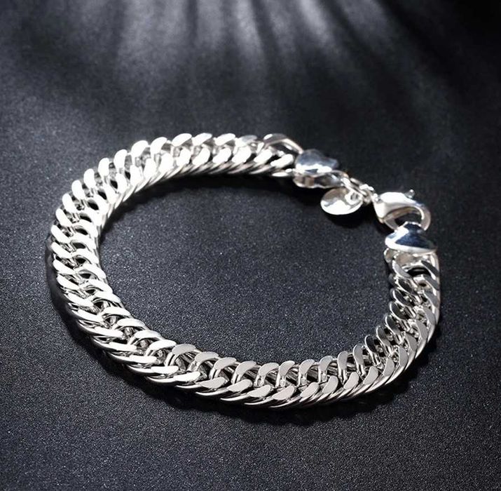 Bransoletka Srebrna Pancerka Gruba 22cm GRATISY ! PROMOCJE !:)