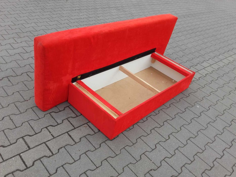 SOFA rozkladana 140x200cm -Czerwien FERRARI nie IKEA KLER KLOSE +DOWÓZ