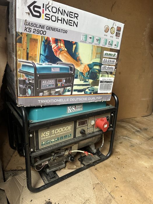 Бензиновий генератор Könner & Söhnen  8 кВт KS 10000E  , бензиновий і