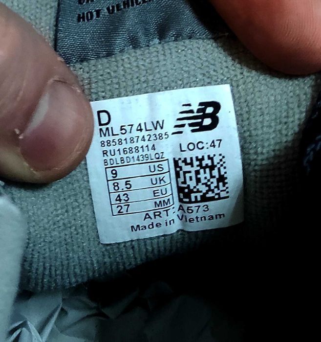 (2137) Акція! Кросівки New Balance 574 сірі замшеві (41 44 45) NB nb нб